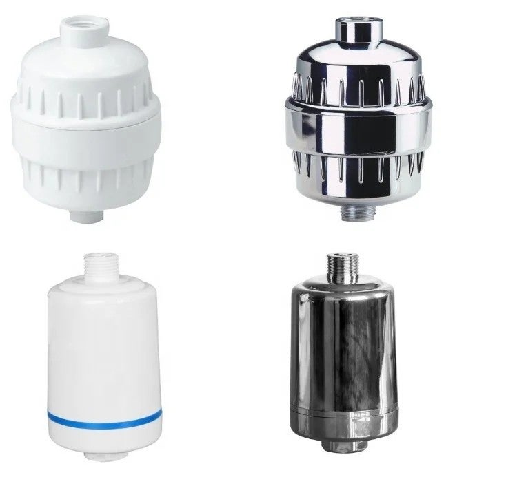 Bluejw 15/20 Stage Shower Head Filter for Hard Water - High Output Showerhead Filters with Activated Carbon & KDF Media - Removes Chlorine, Heavy Metals, Fluoride - Image 1